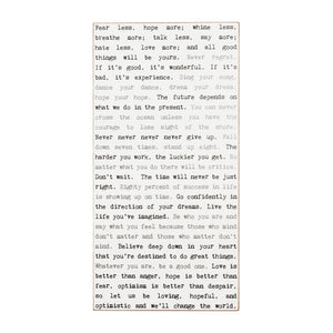 Inspiration Typewriter Sign